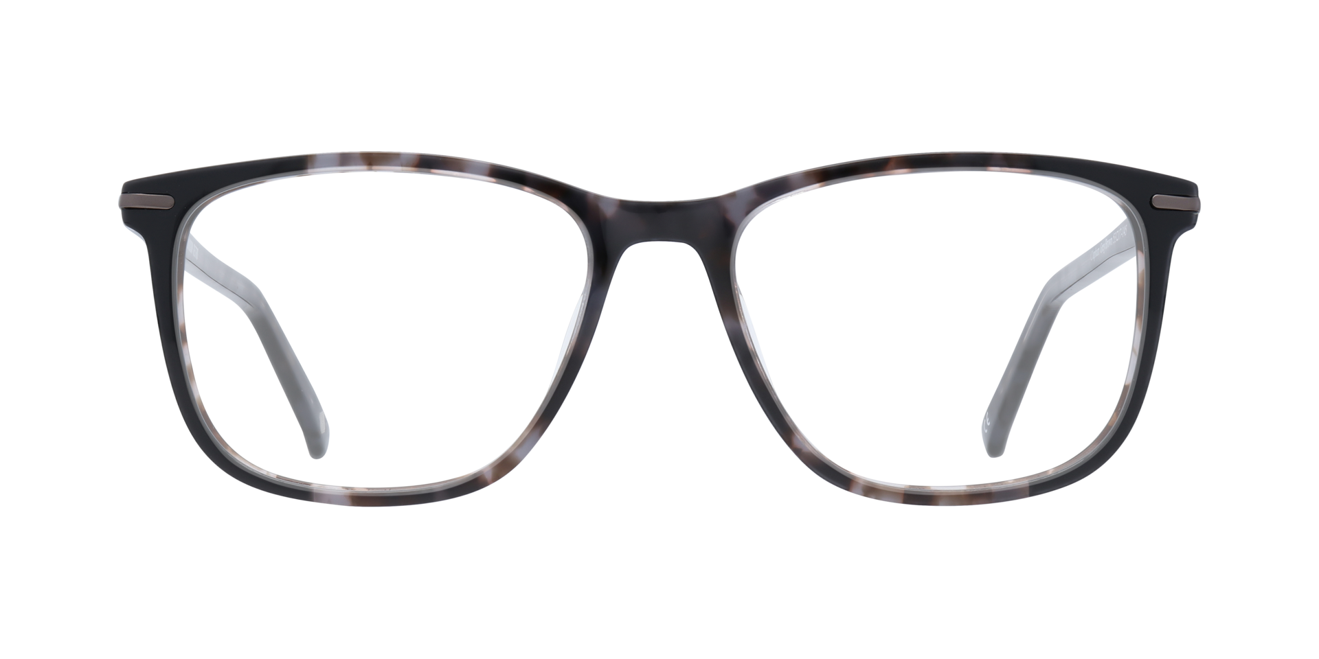 Clapham Grey  &  Brown AcetateEyeglass Frames for Glasses Direct, Front View