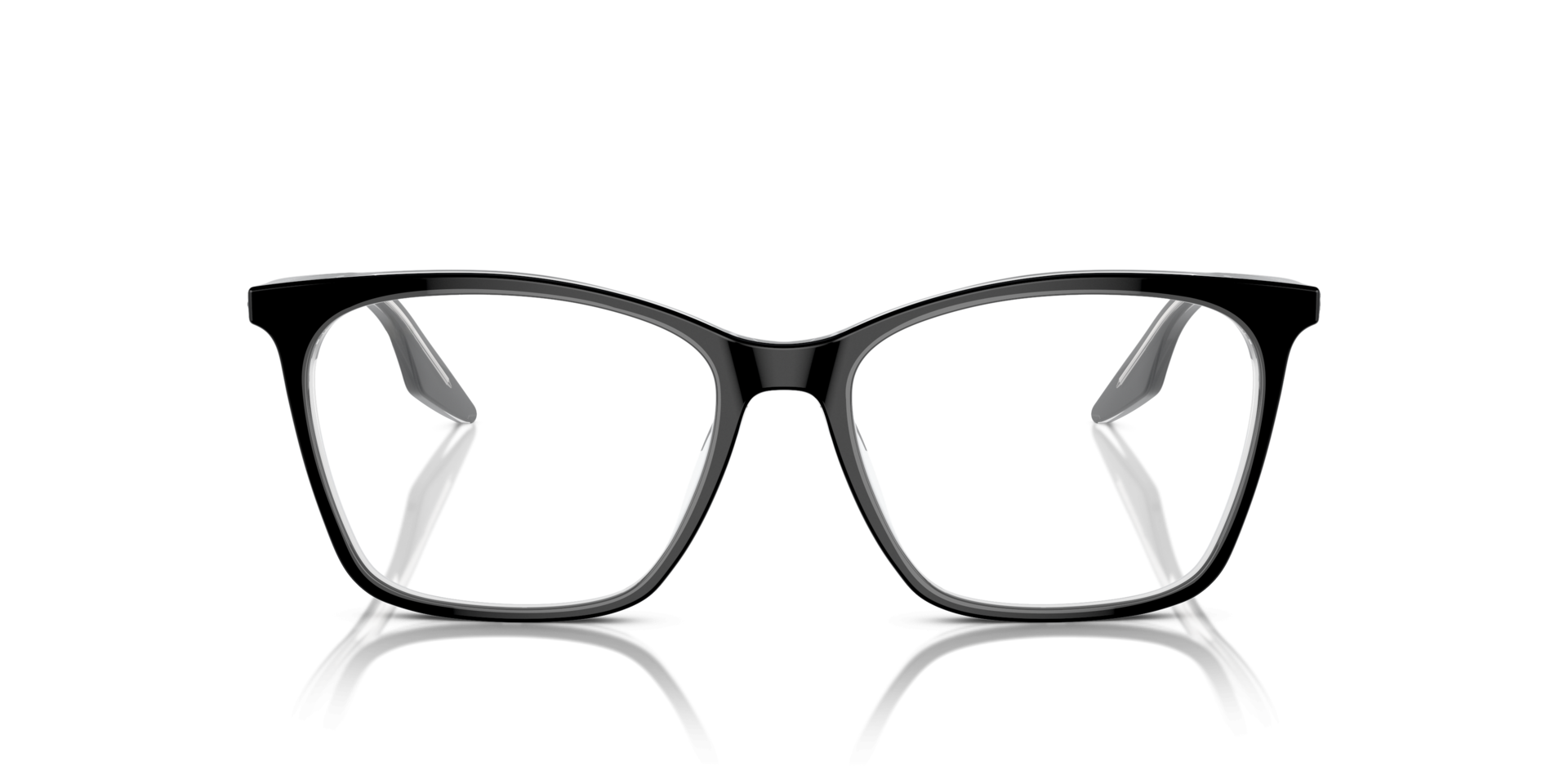 RB5422 Black On Transparent AcetateEyeglass Frames for Glasses Direct, Front View