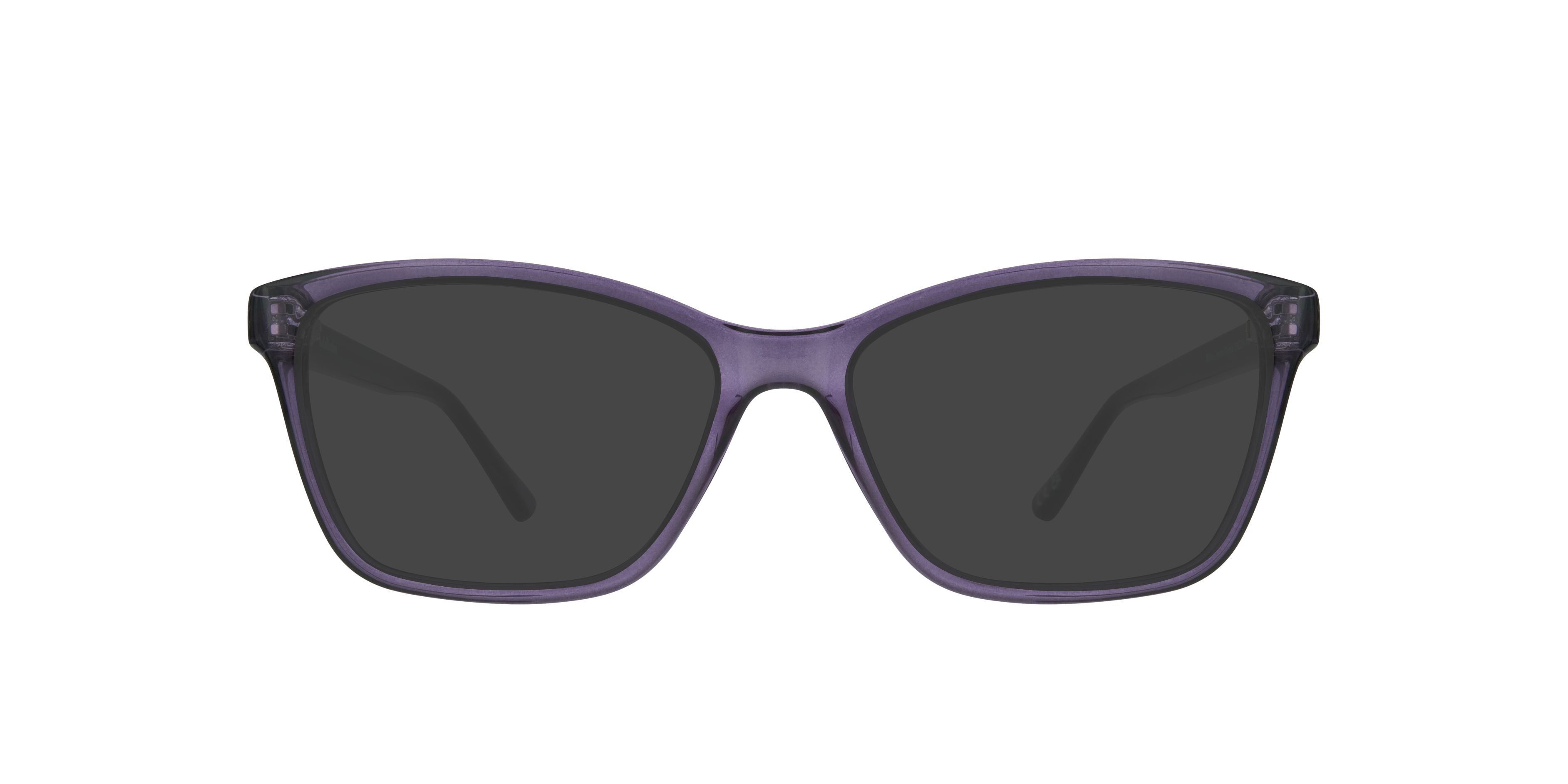 Kara Crystal Purple PlasticEyeglass Frames for Glasses Direct, with Tinted Lenses