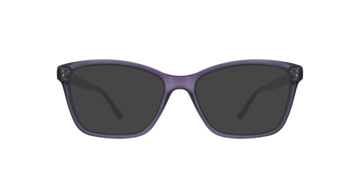 Crystal Purple Kara -  Plastic Sunglasses