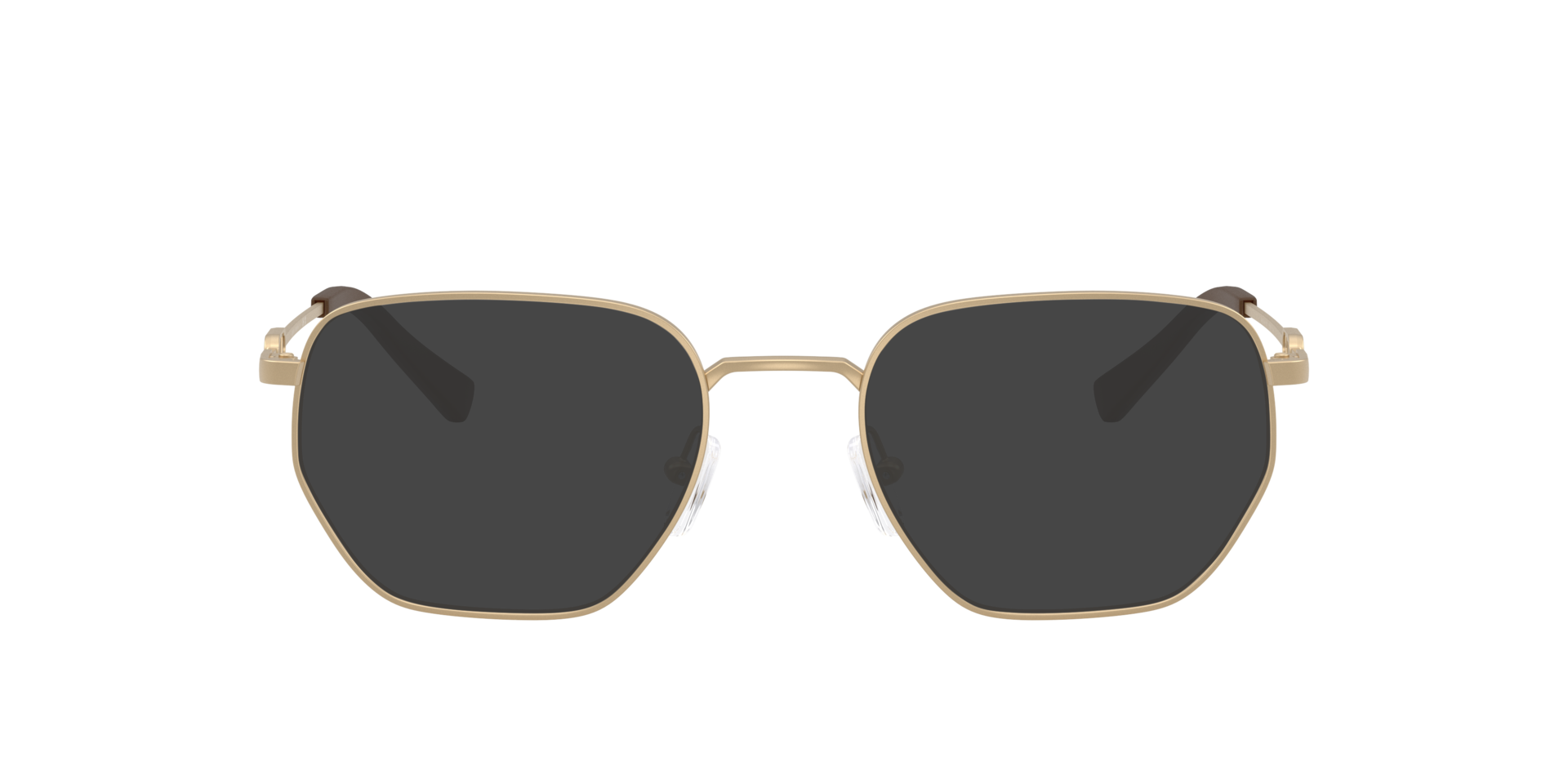 AX1074 Matte Pale Gold MetalEyeglass Frames for Glasses Direct, with Tinted Lenses