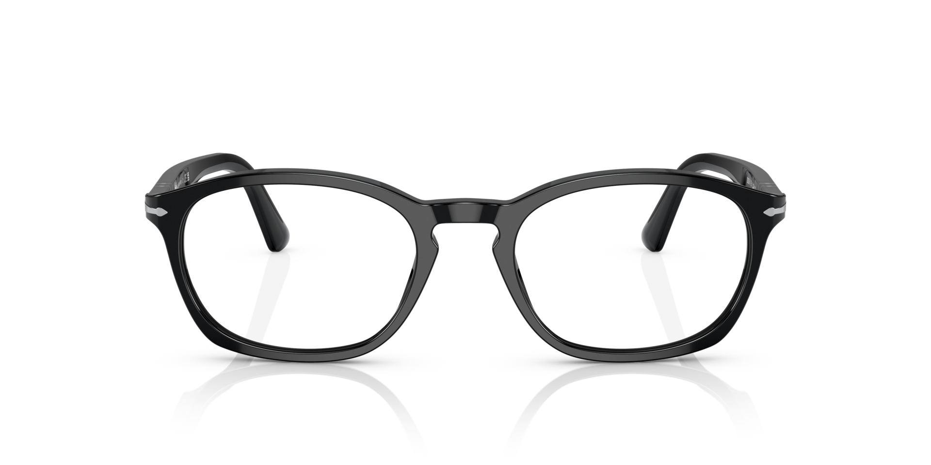 PO3303V Black AcetateEyeglass Frames for Glasses Direct, Front View