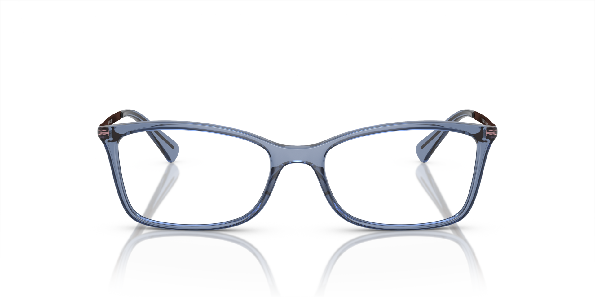VO5305B Transparent Blue PlasticEyeglass Frames for Glasses Direct, Front View
