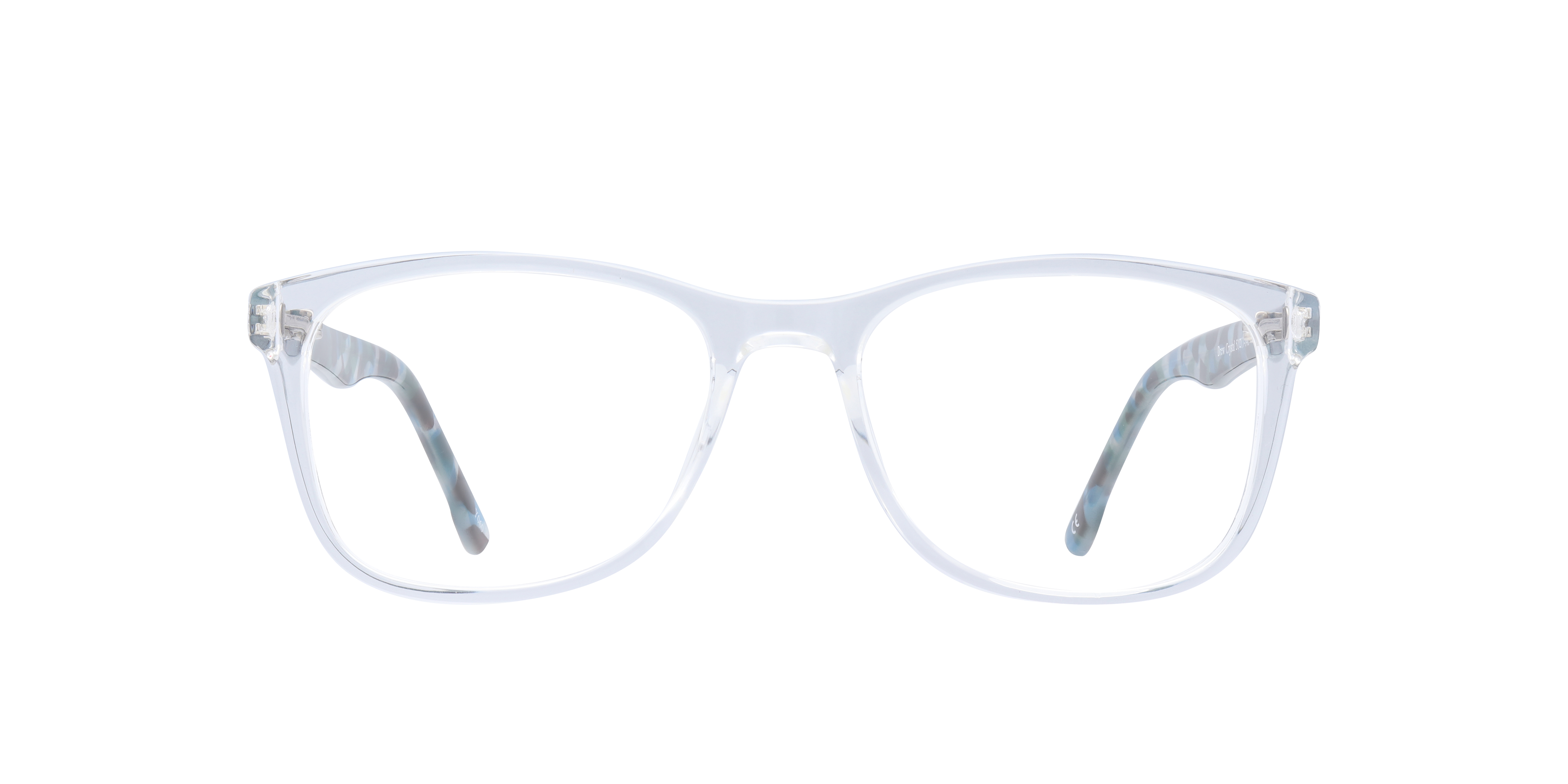 Drew Crystal PlasticEyeglass Frames for Glasses Direct, Front View