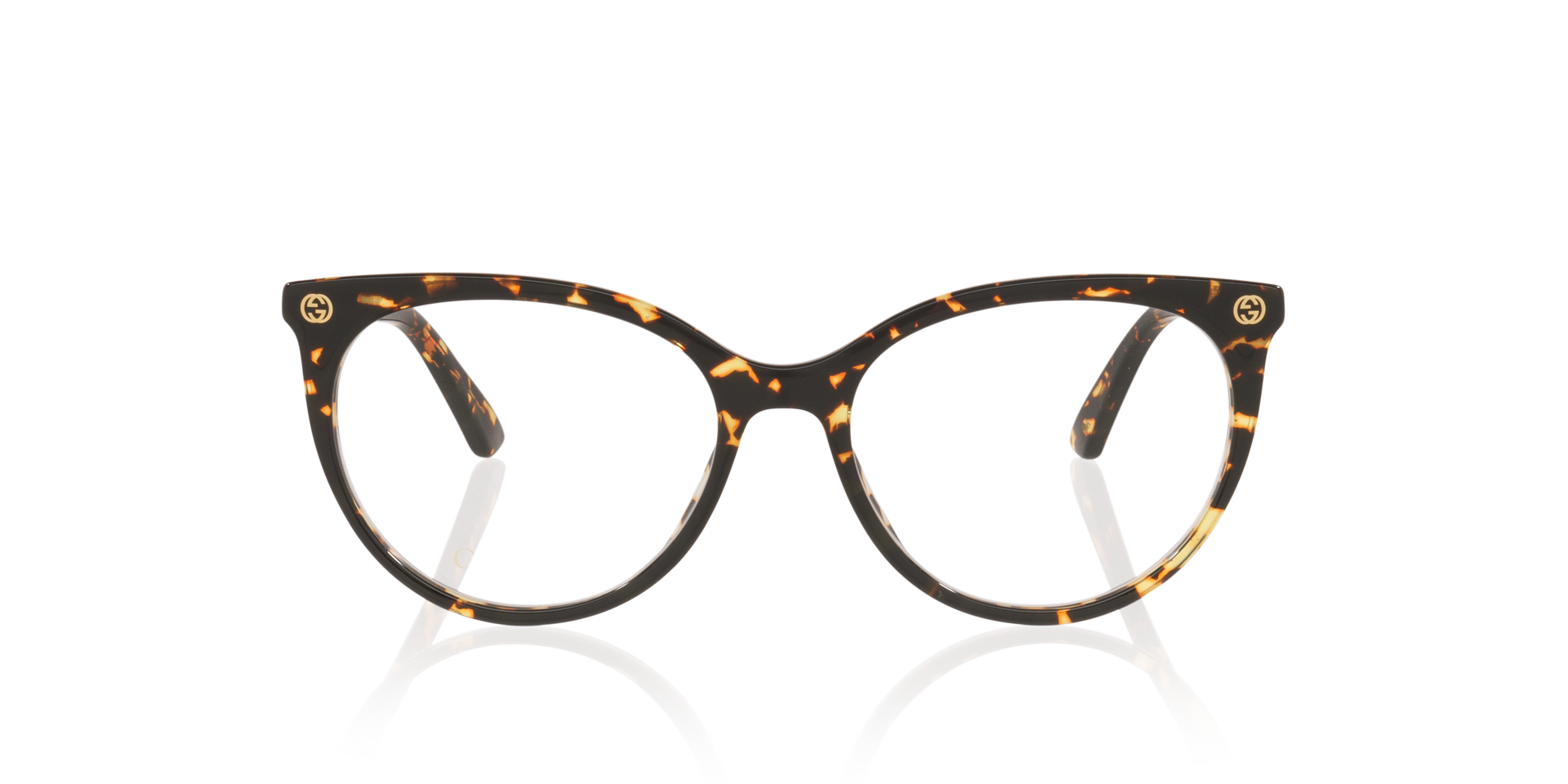 GG0093O Tortoise AcetateEyeglass Frames for Glasses Direct, Front View