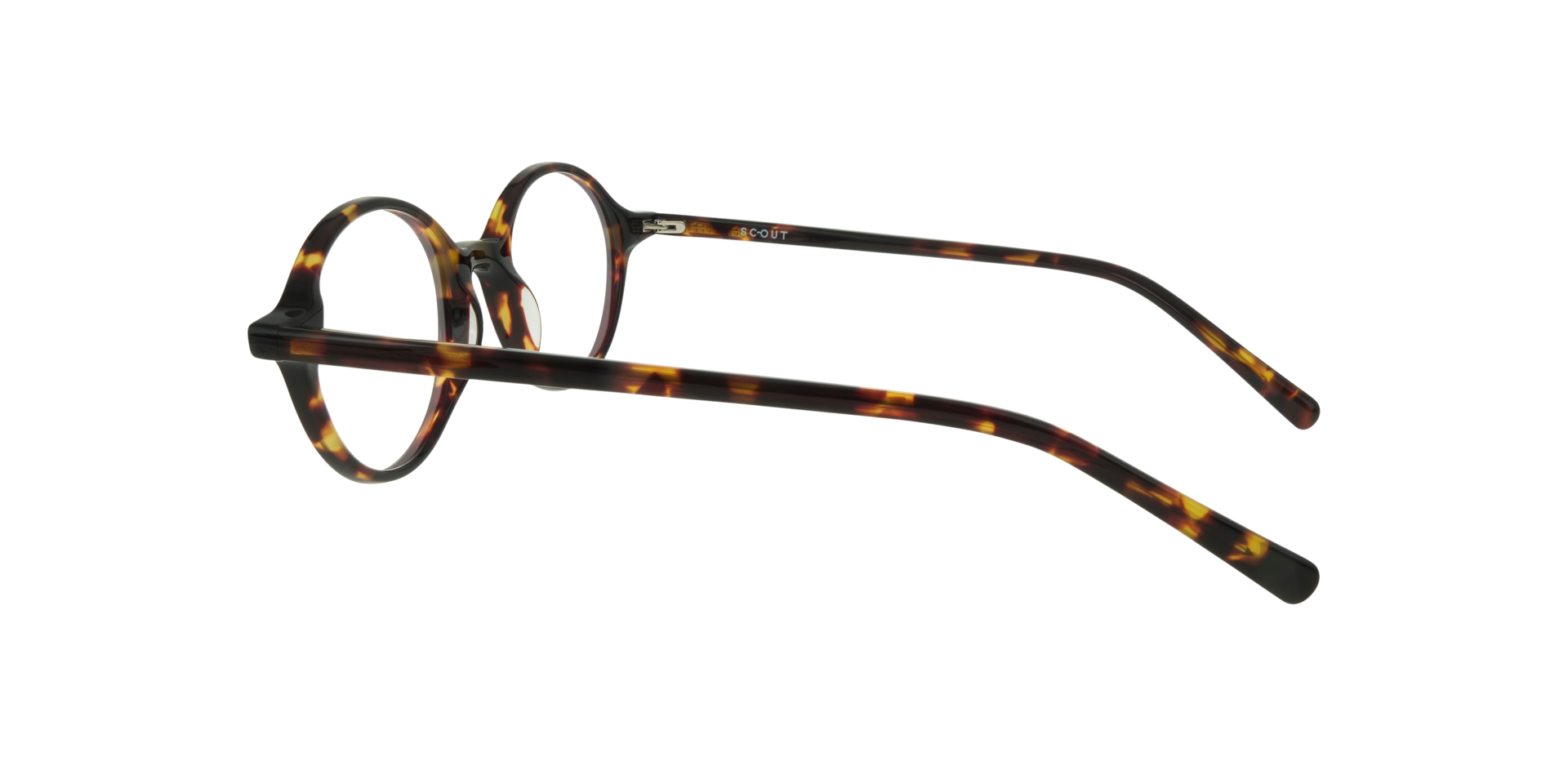 Lane Havana & Gold AcetateEyeglass Frames for Glasses Direct, Side View