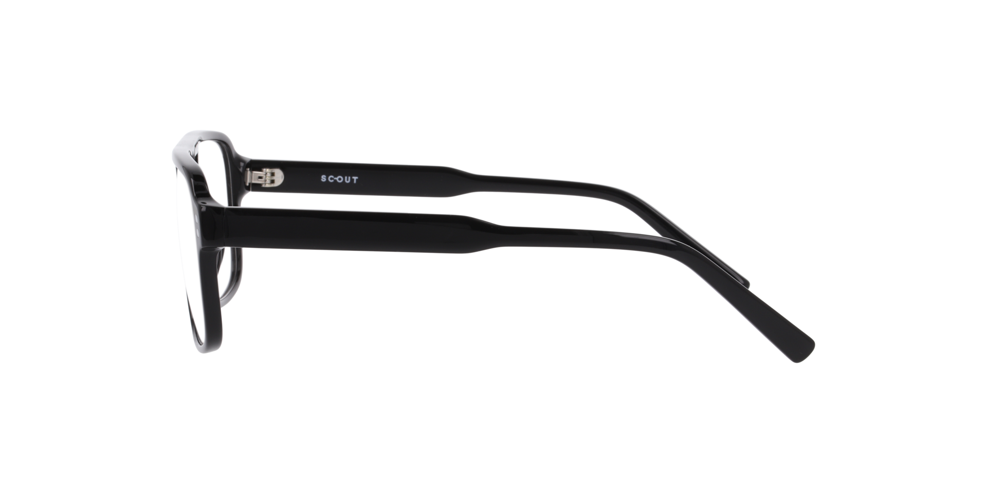 Michael Black AcetateEyeglass Frames for Glasses Direct, Side View