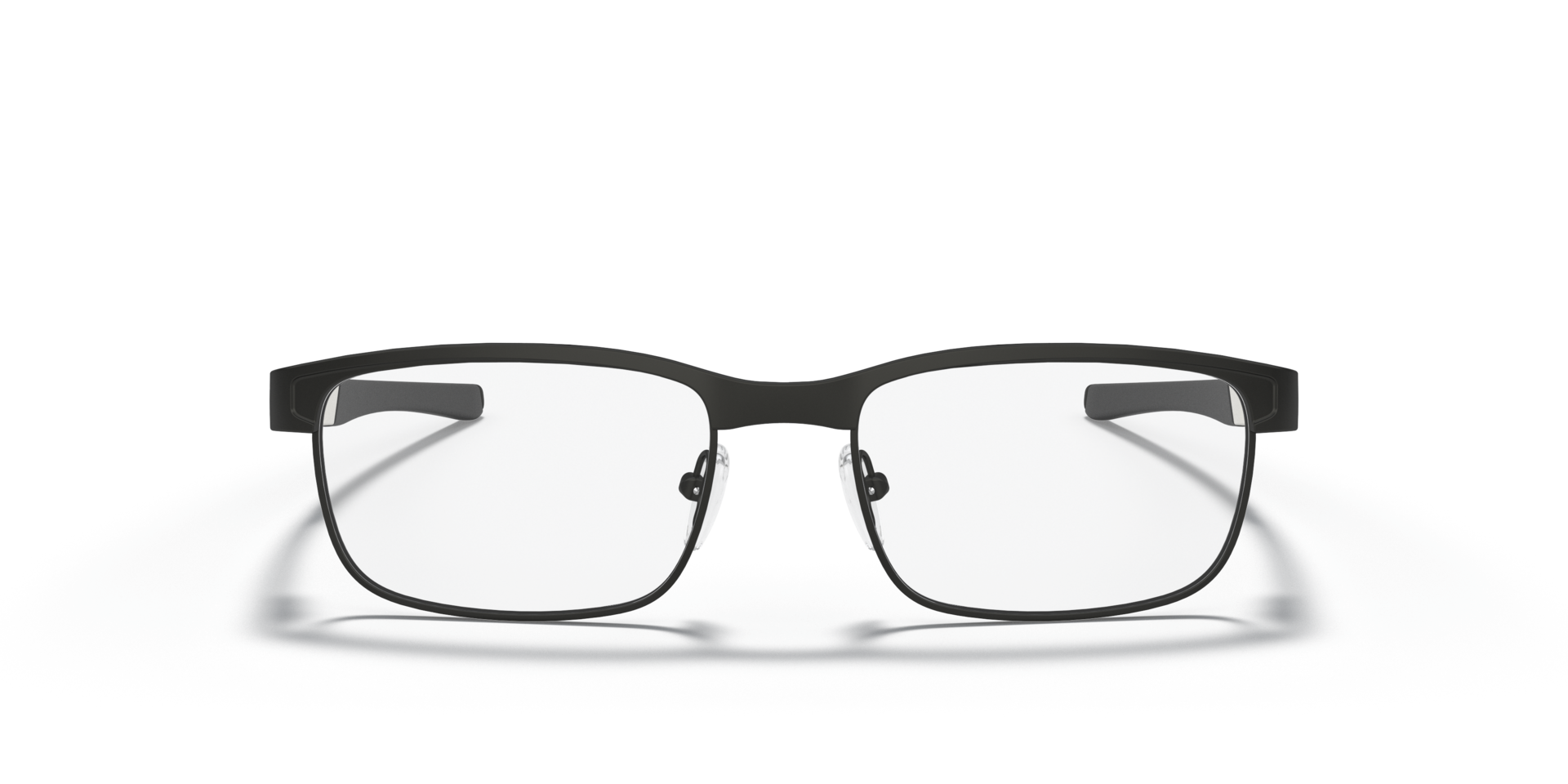 Surface Plate™ Satin Light Steel TitaniumEyeglass Frames for Glasses Direct, Front View