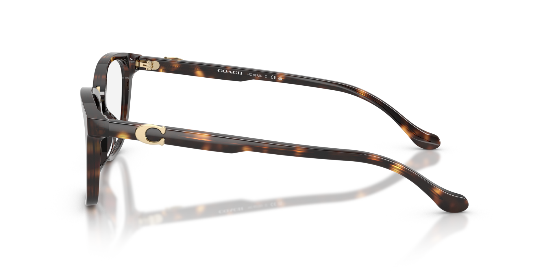 HC6272U Dark Tortoise AcetateEyeglass Frames for Glasses Direct, Side View