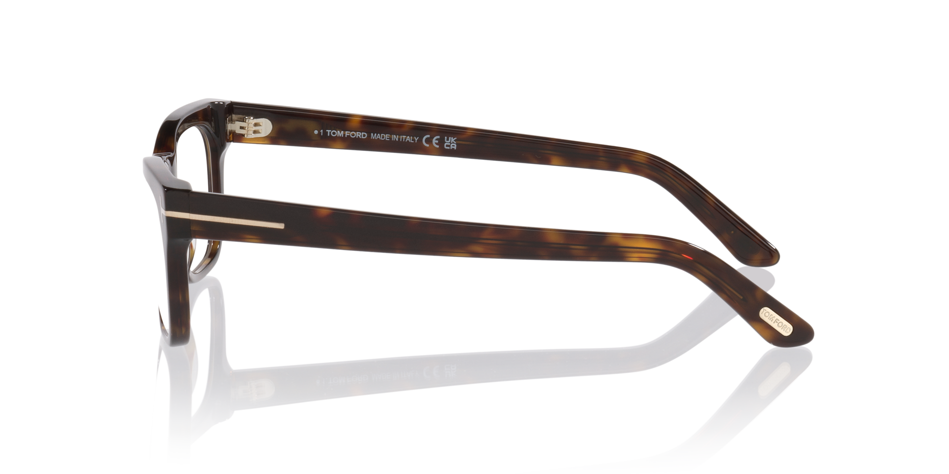 FT6131-B Tortoise AcetateEyeglass Frames for Glasses Direct, Side View