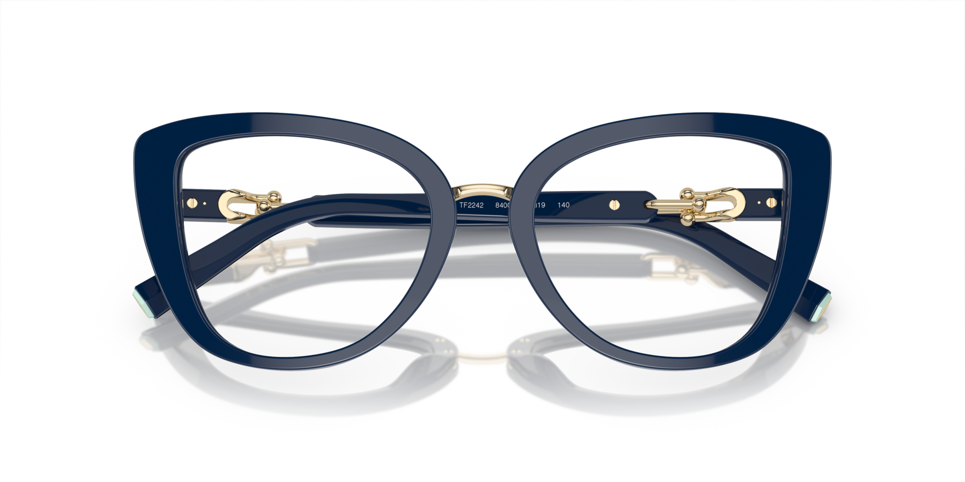 TF2242 Spectrum Blue AcetateEyeglass Frames for Glasses Direct, Closed View