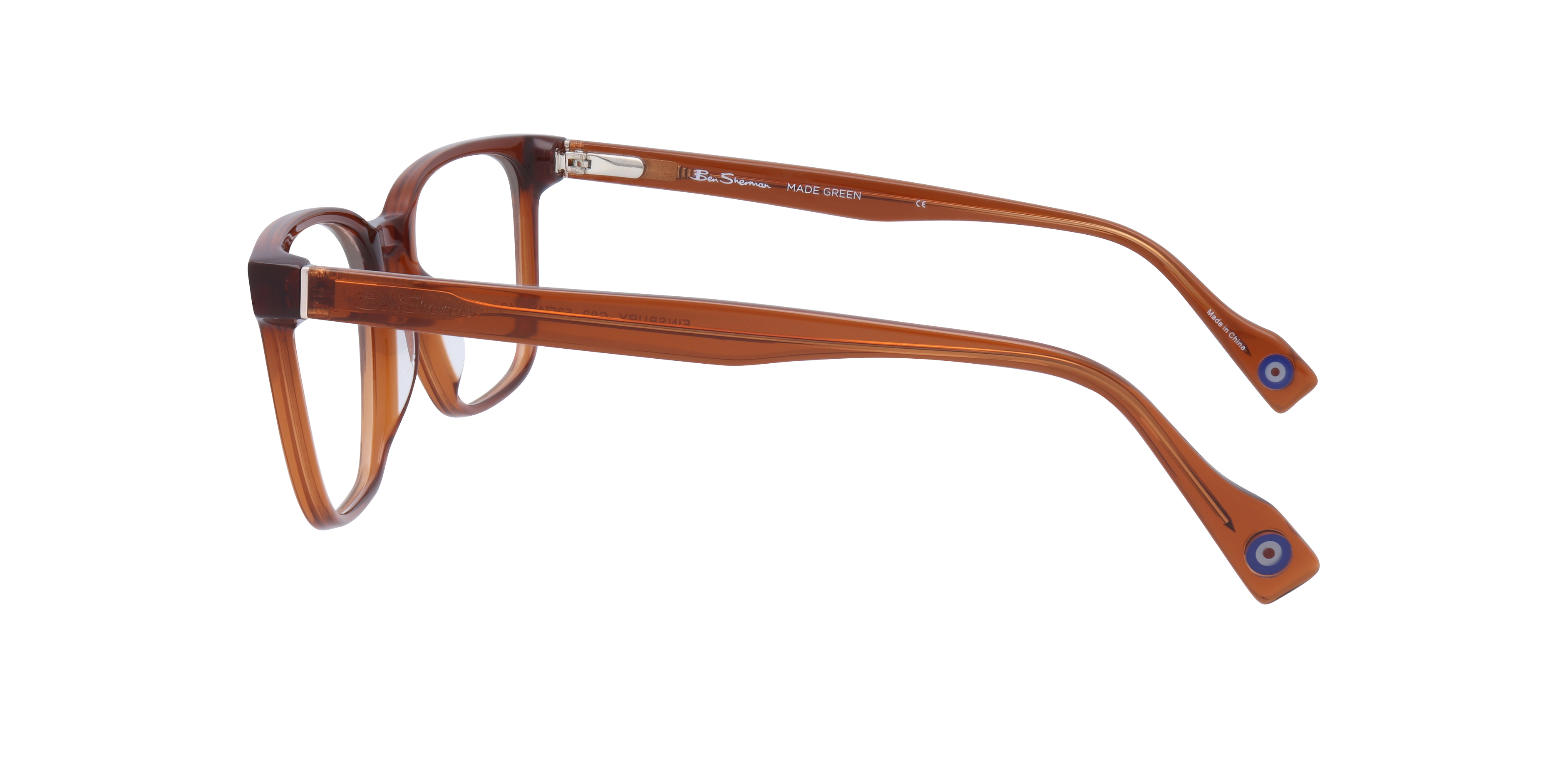 Finsbury Tortoise MetalEyeglass Frames for Glasses Direct, Side View