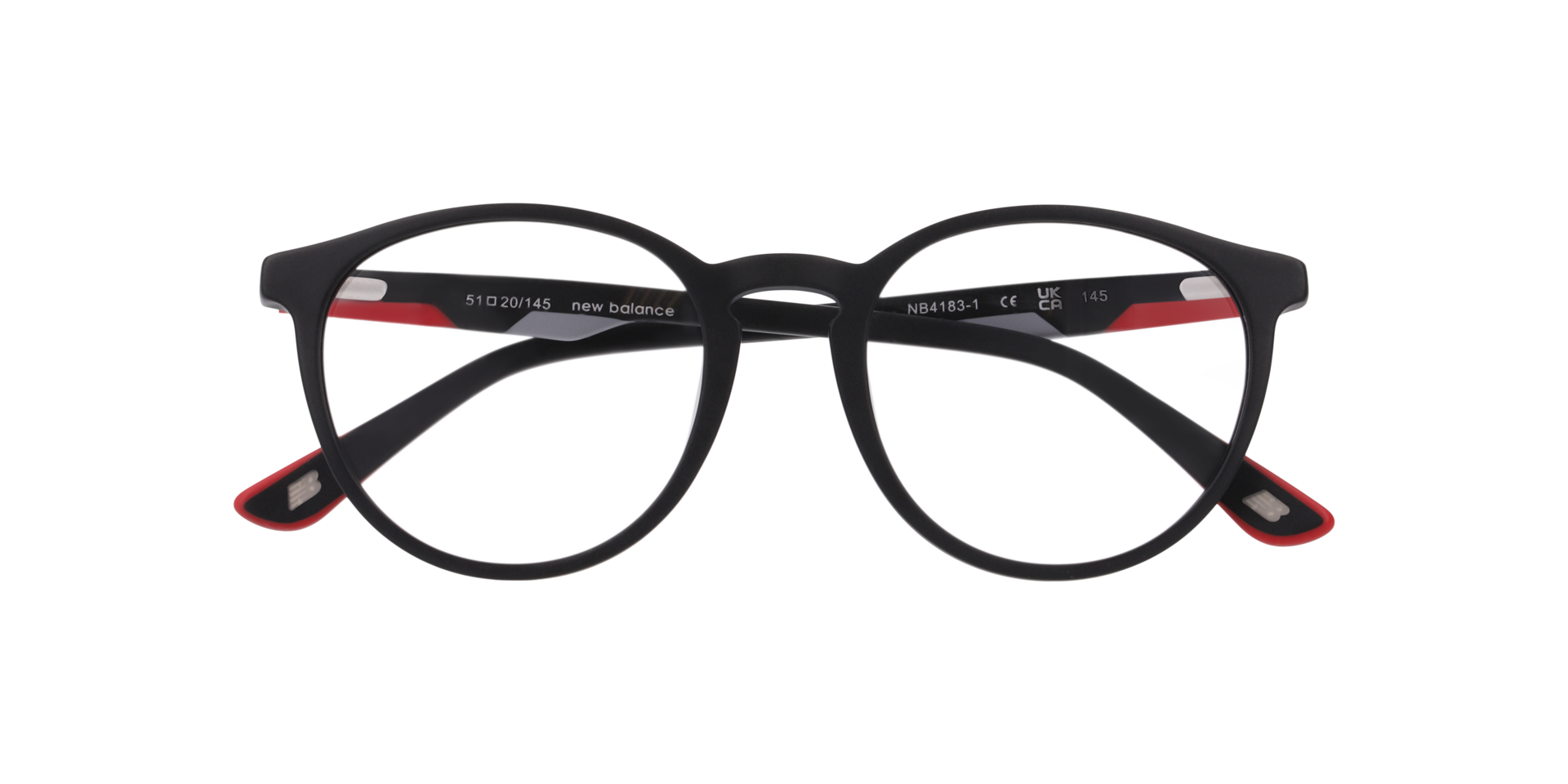Nb4183 Black AcetateEyeglass Frames for Glasses Direct, Closed View