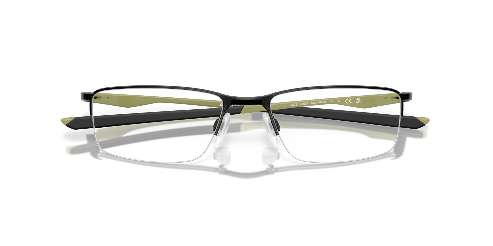 Socket 5.5 Satin Black MetalEyeglass Frames for Glasses Direct, Closed View