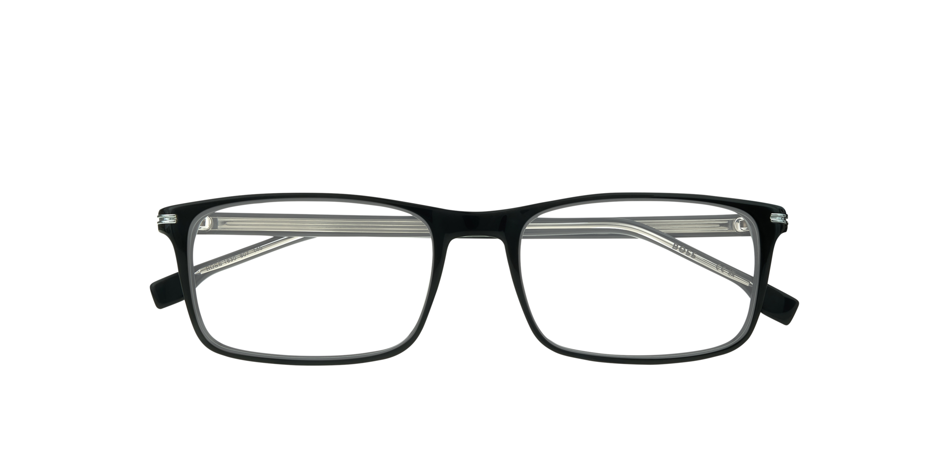 BOSS 1630 Black AcetateEyeglass Frames for Glasses Direct, Closed View