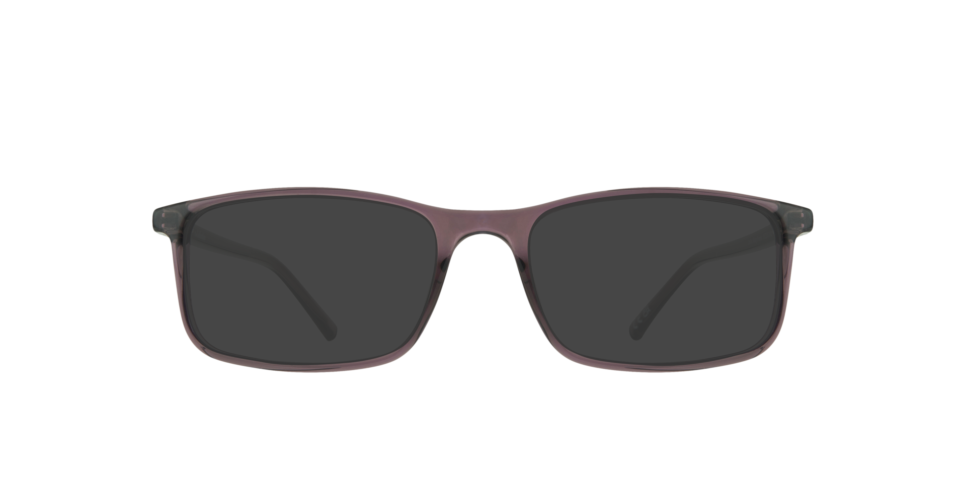 Leslie Shiny Purple PlasticEyeglass Frames for Glasses Direct, with Tinted Lenses
