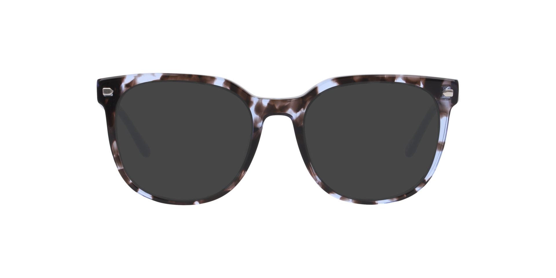 Merlyn Havana Blue AcetateEyeglass Frames for Glasses Direct, with Tinted Lenses