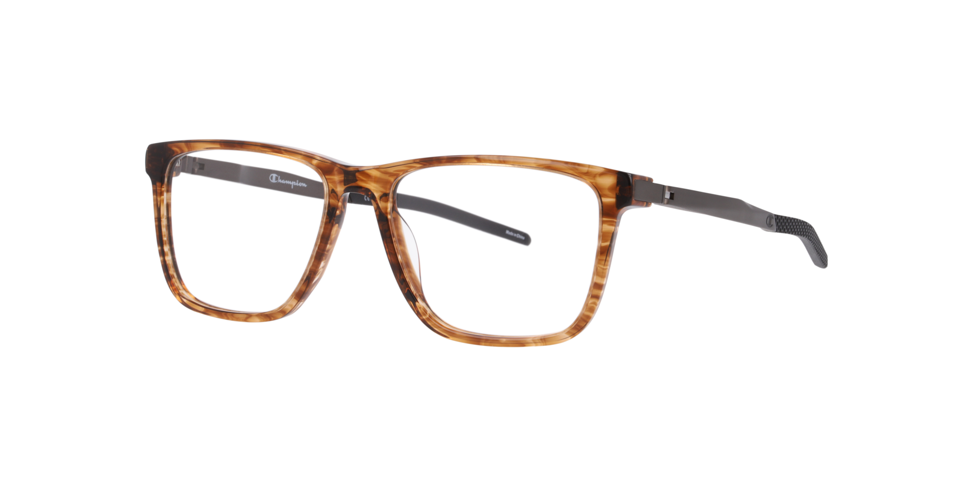Curove Brown AcetateEyeglass Frames for Glasses Direct, Angle View