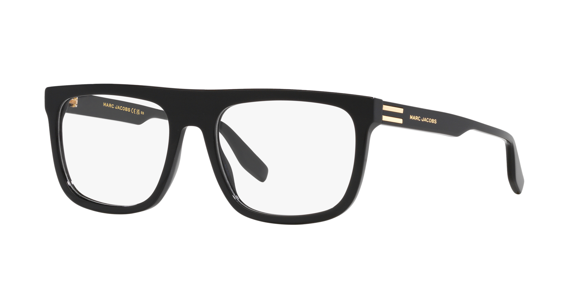 MARC 720 Black AcetateEyeglass Frames for Glasses Direct, Angle View