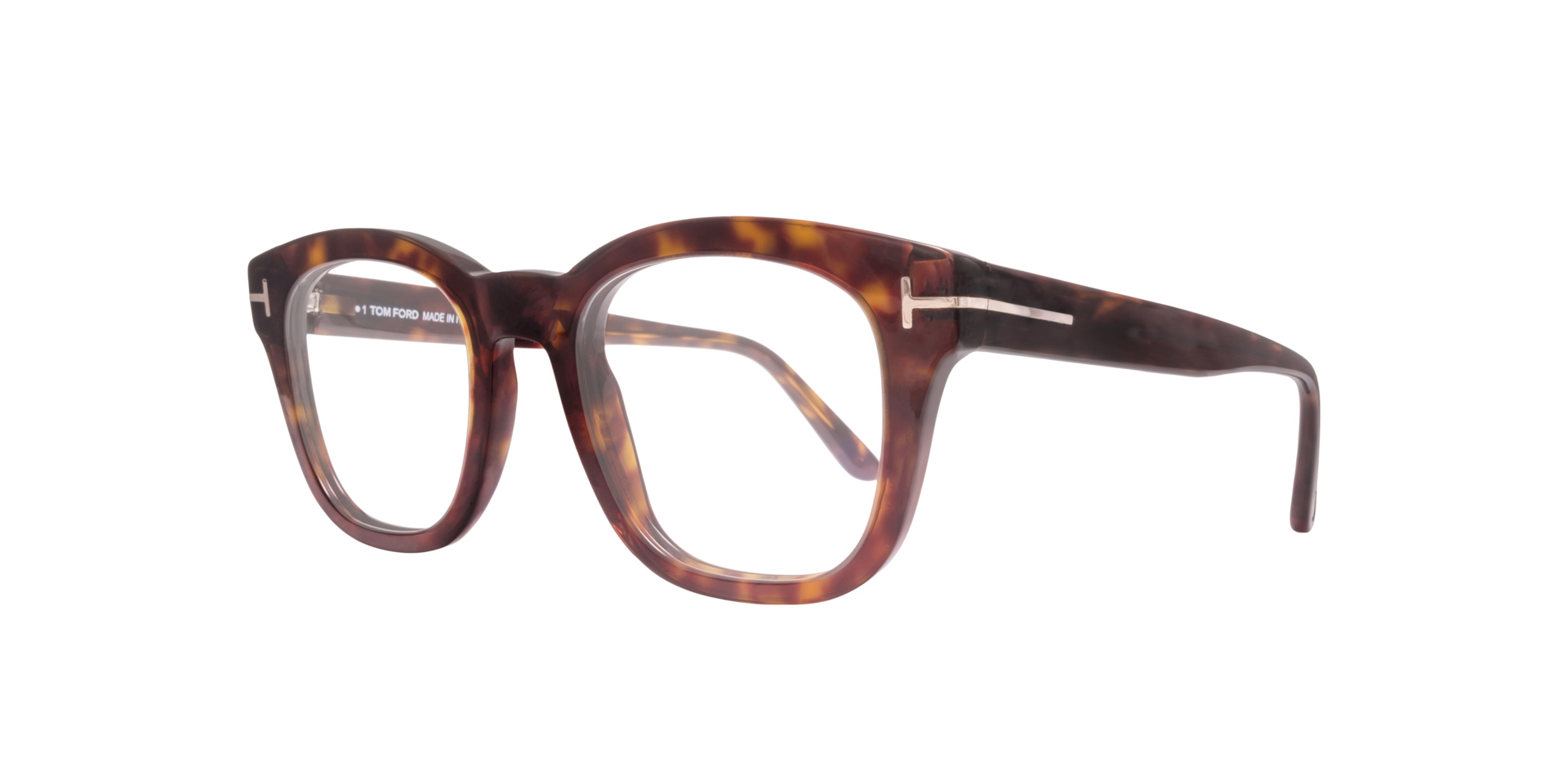 FT5542-B Tortoise AcetateEyeglass Frames for Glasses Direct, Angle View