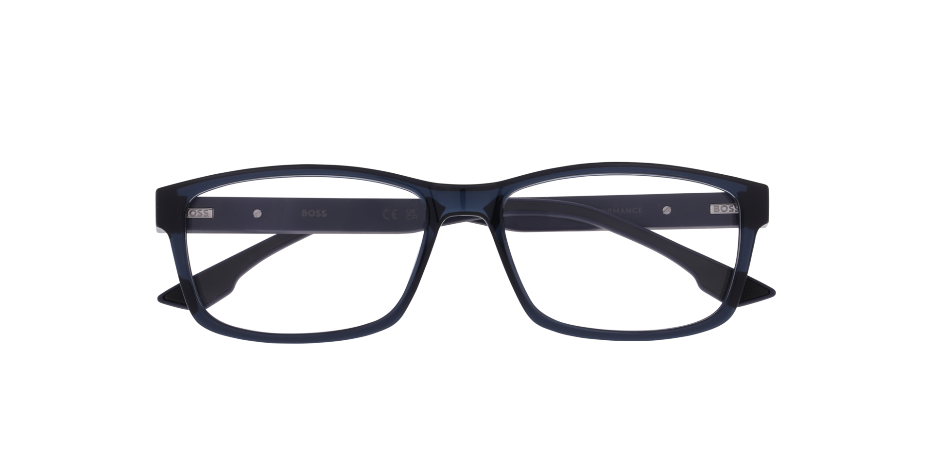 BOSS 1911 Blue PlasticEyeglass Frames for Glasses Direct, Closed View