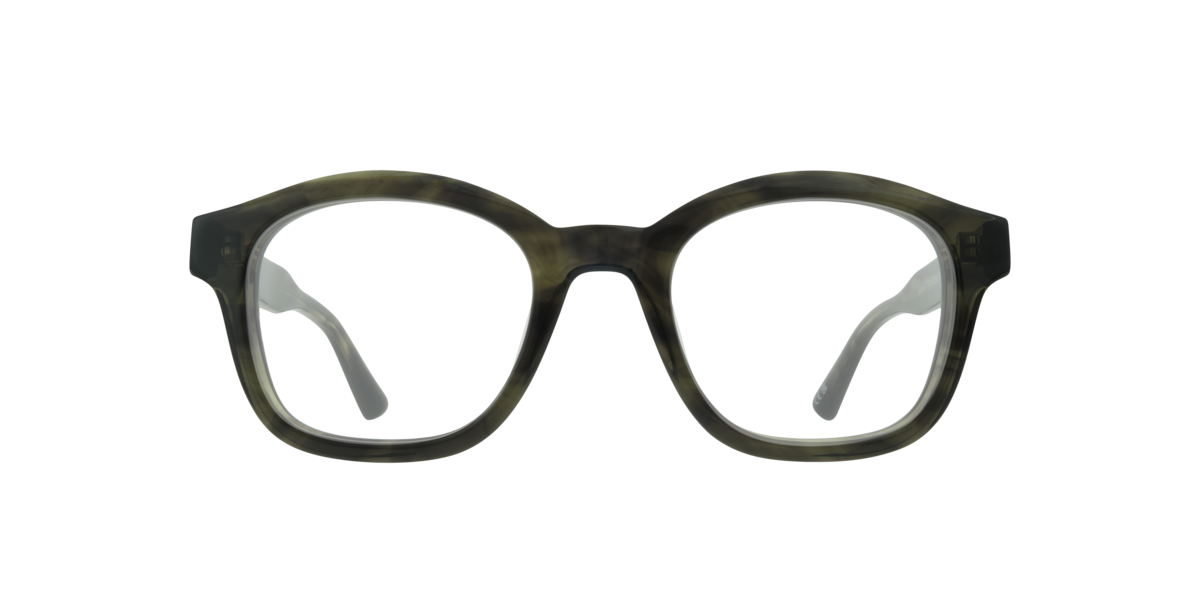 Scout Women's Horn Khaki Green Square Acetate Eyeglasses Online - Full Rim - Kendal