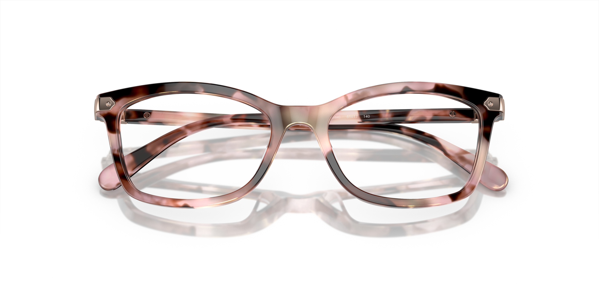 HC6219U Rose Pearl Tortoise AcetateEyeglass Frames for Glasses Direct, Closed View
