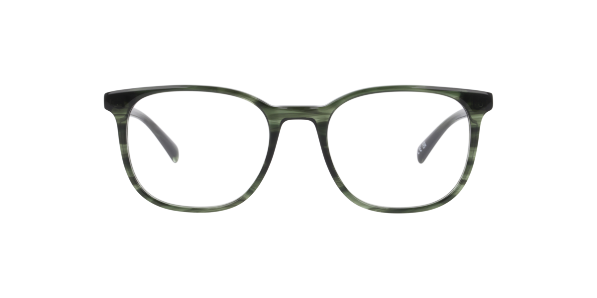 Scout Unisex Horn Green Square Acetate Eyeglasses Online - Full Rim - Miles