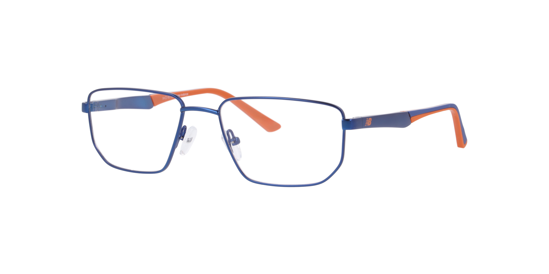 Nb4190 Blue MetalEyeglass Frames for Glasses Direct, Angle View