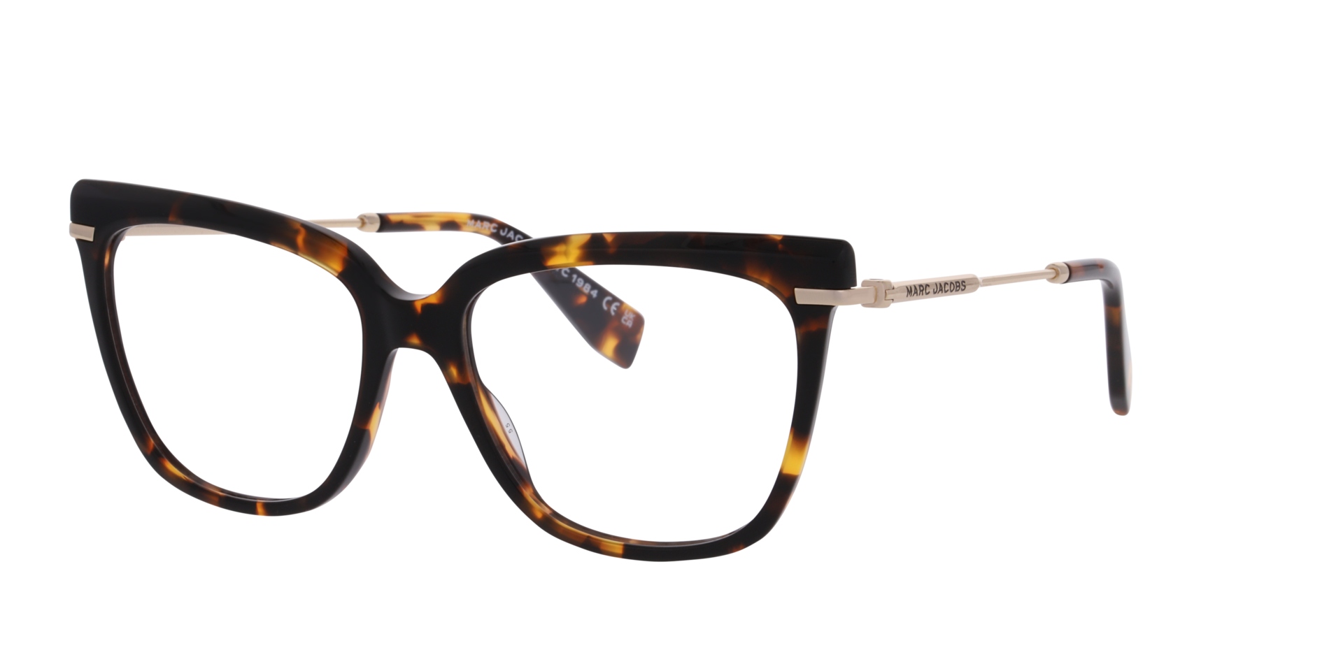 MARC 891 Tortoise Gold AcetateEyeglass Frames for Glasses Direct, Angle View