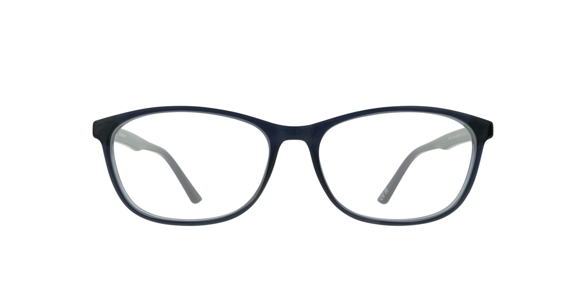 Crystal Dark Blue rectangle Plastic eyeglasses Online - Full Rim - Kelby