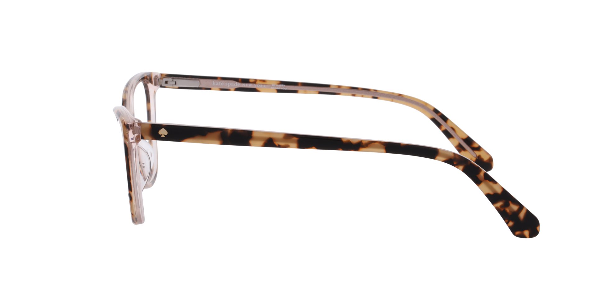 KS ELORA 2 Tortoise Clear AcetateEyeglass Frames for Glasses Direct, Side View