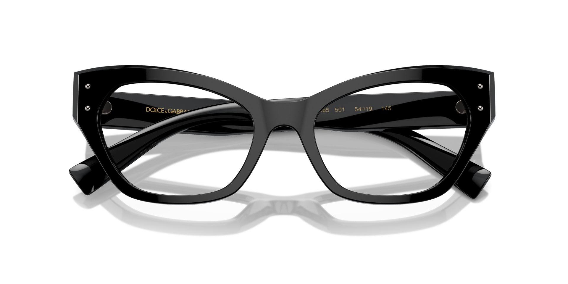 DG3385 Black AcetateEyeglass Frames for Glasses Direct, Closed View