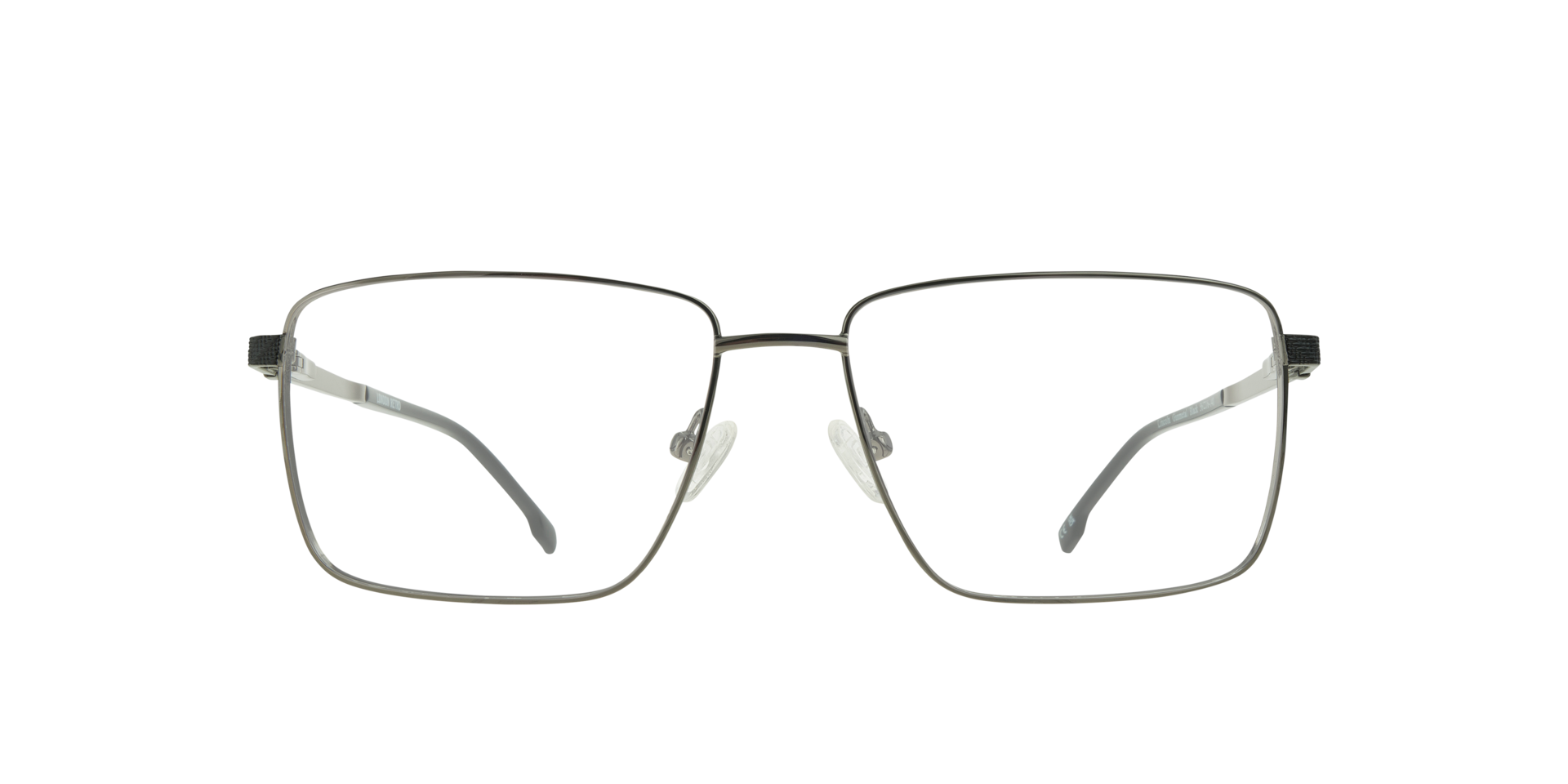 Lincoln Gunmetal & Black MetalEyeglass Frames for Glasses Direct, Front View