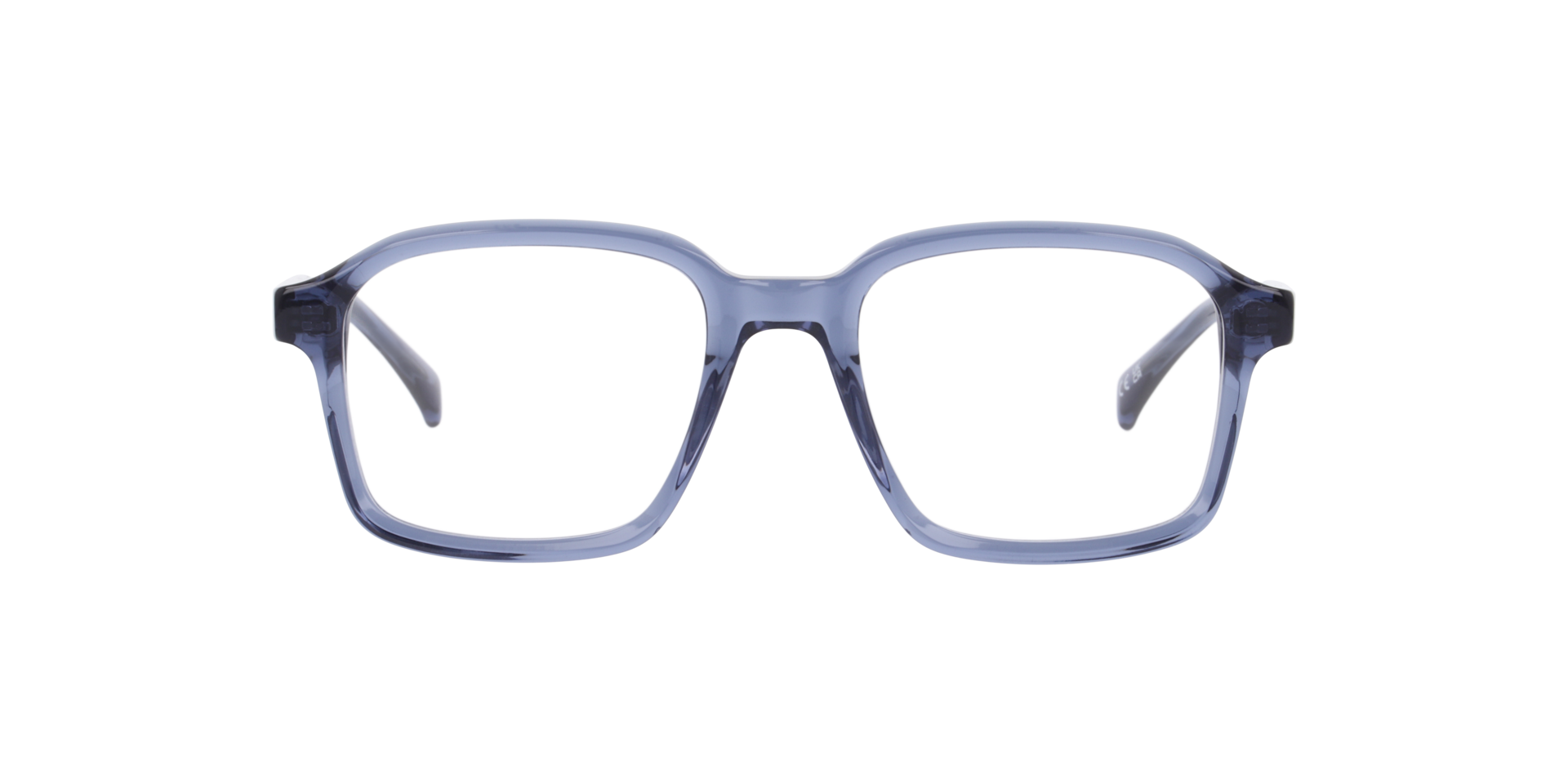 Martie Crystal Blue AcetateEyeglass Frames for Glasses Direct, Front View