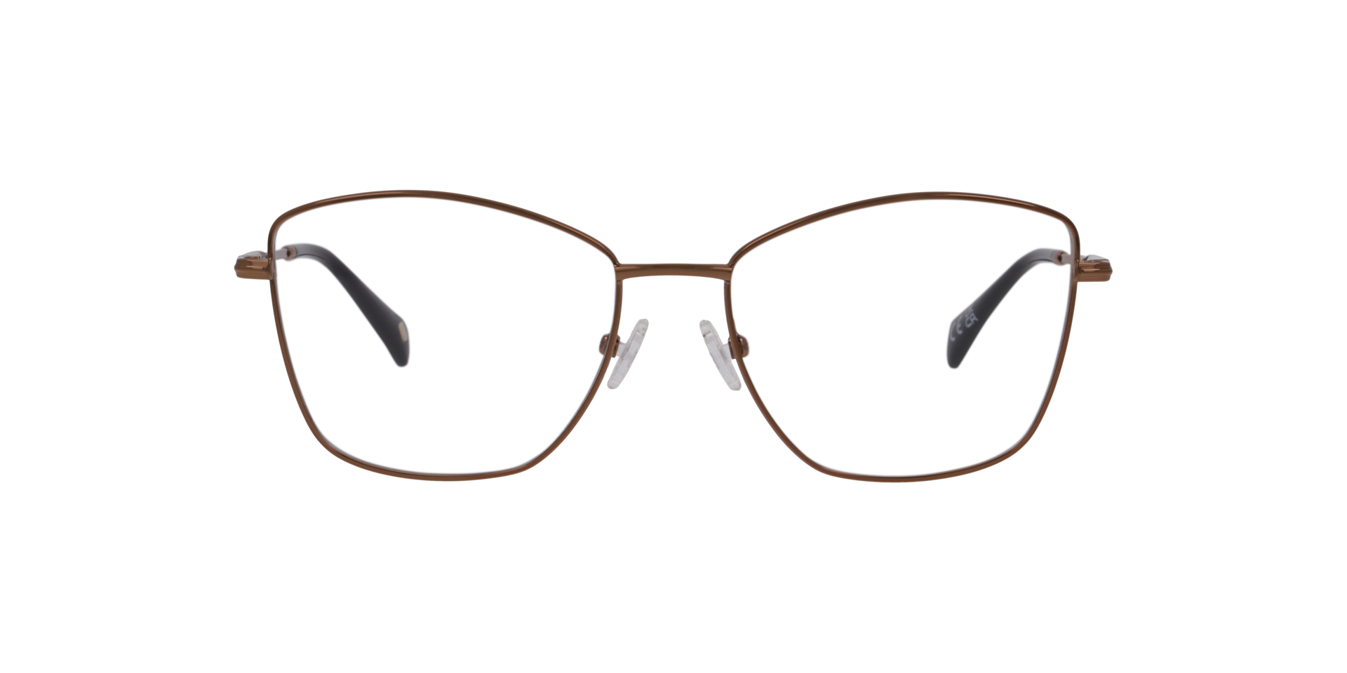 Merton Brown MetalEyeglass Frames for Glasses Direct, Front View