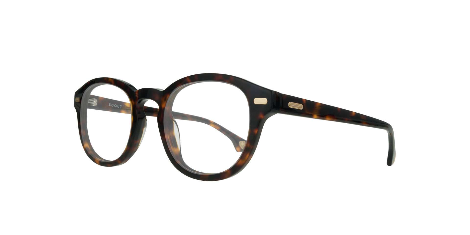 Keanu Havana AcetateEyeglass Frames for Glasses Direct, Angle View