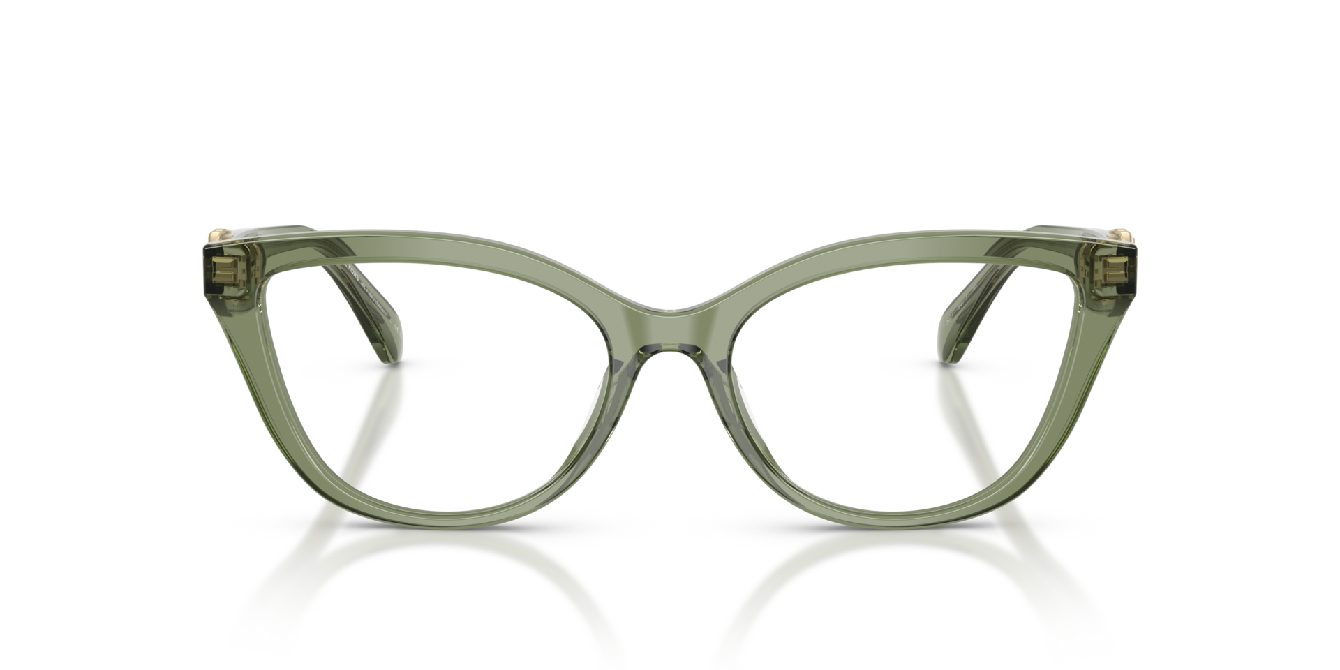 MK4164U Green Transparent AcetateEyeglass Frames for Glasses Direct, Front View