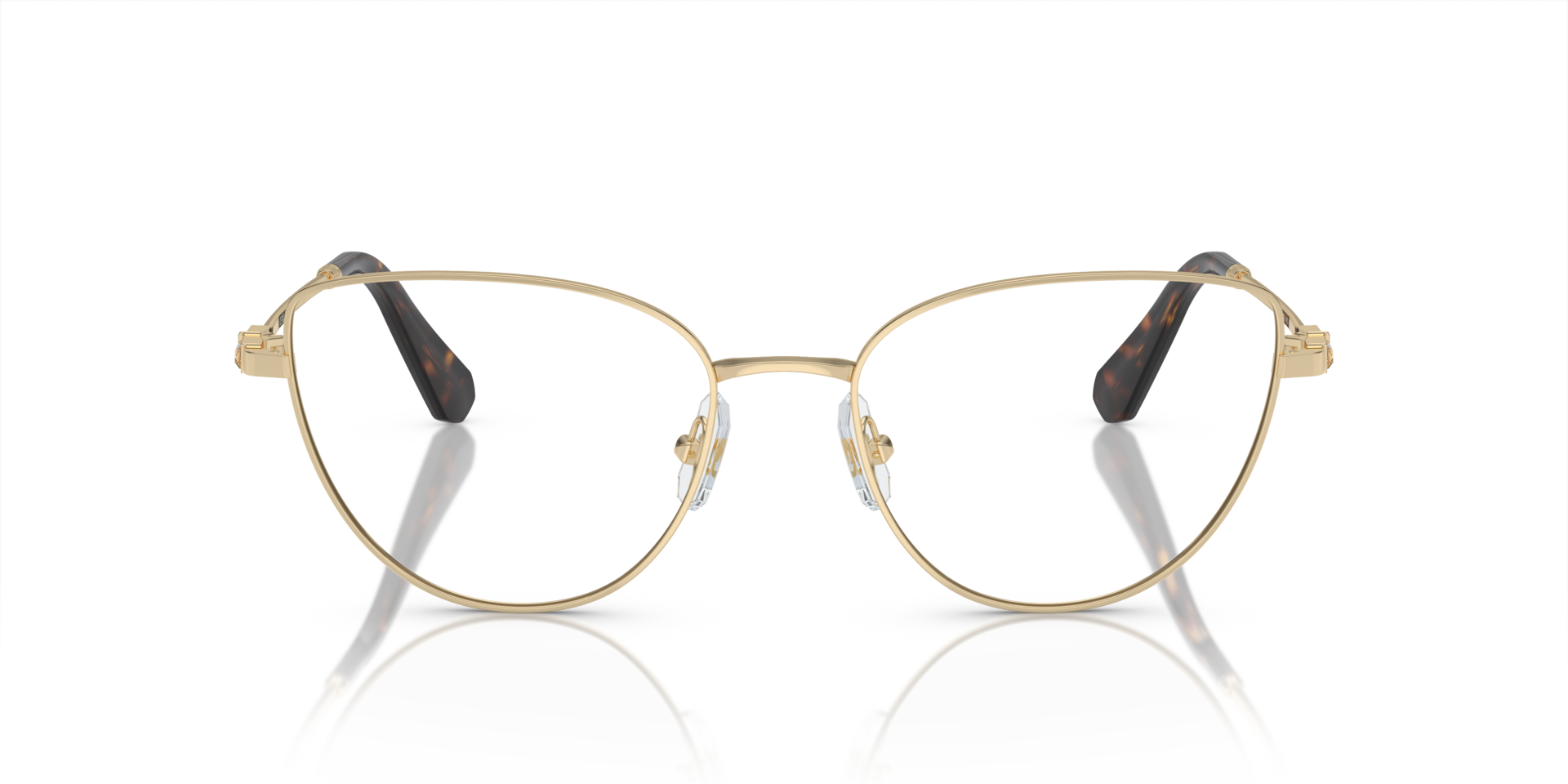 SK1007 Pale Gold MetalEyeglass Frames for Glasses Direct, Front View