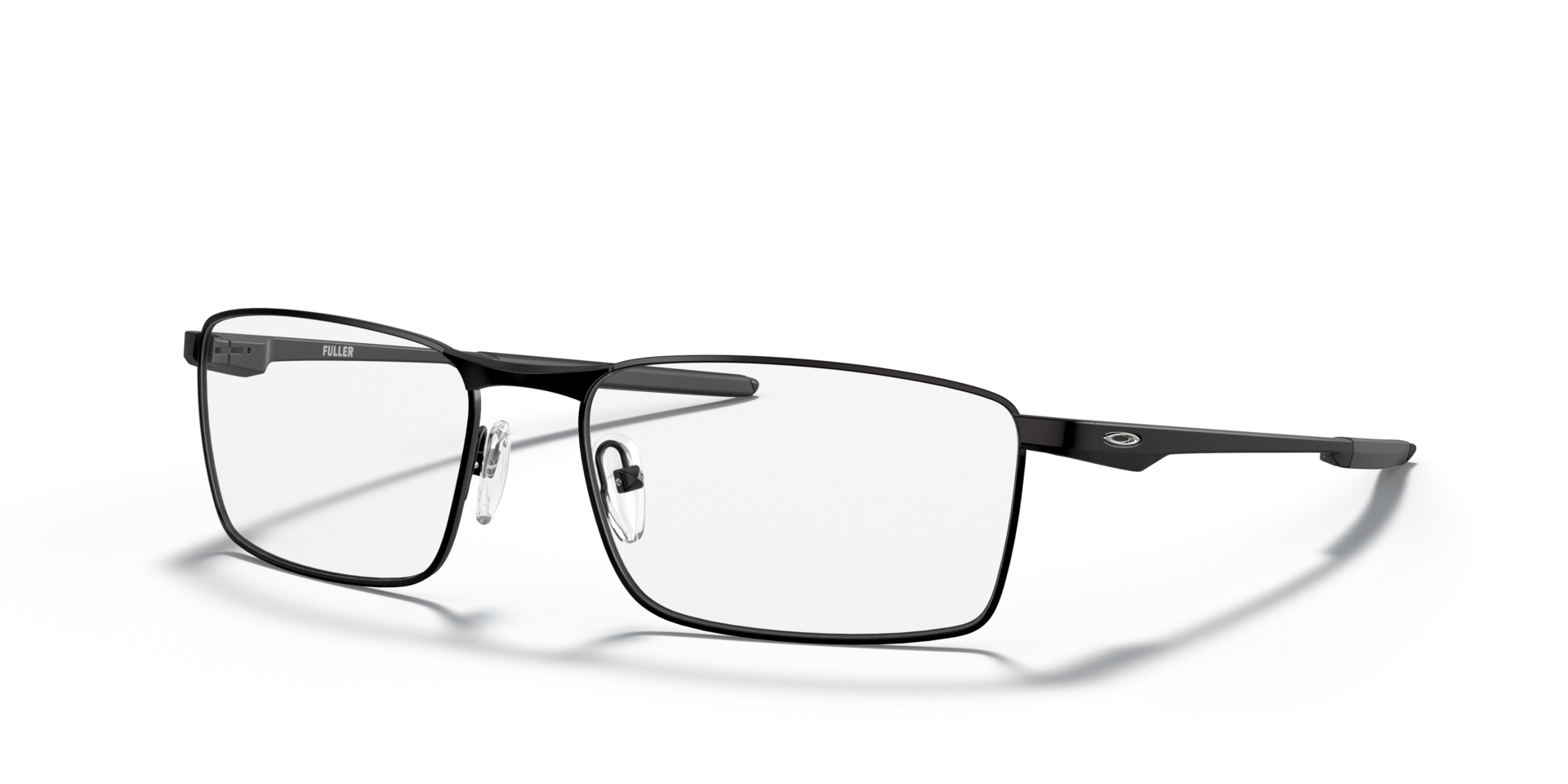 Fuller™ Satin Black MetalEyeglass Frames for Glasses Direct, Angle View