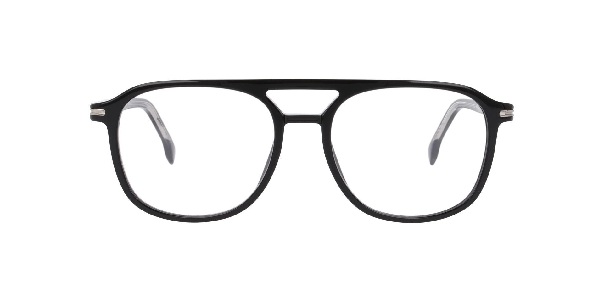 Boss 1755 Black AcetateEyeglass Frames for Glasses Direct, Front View