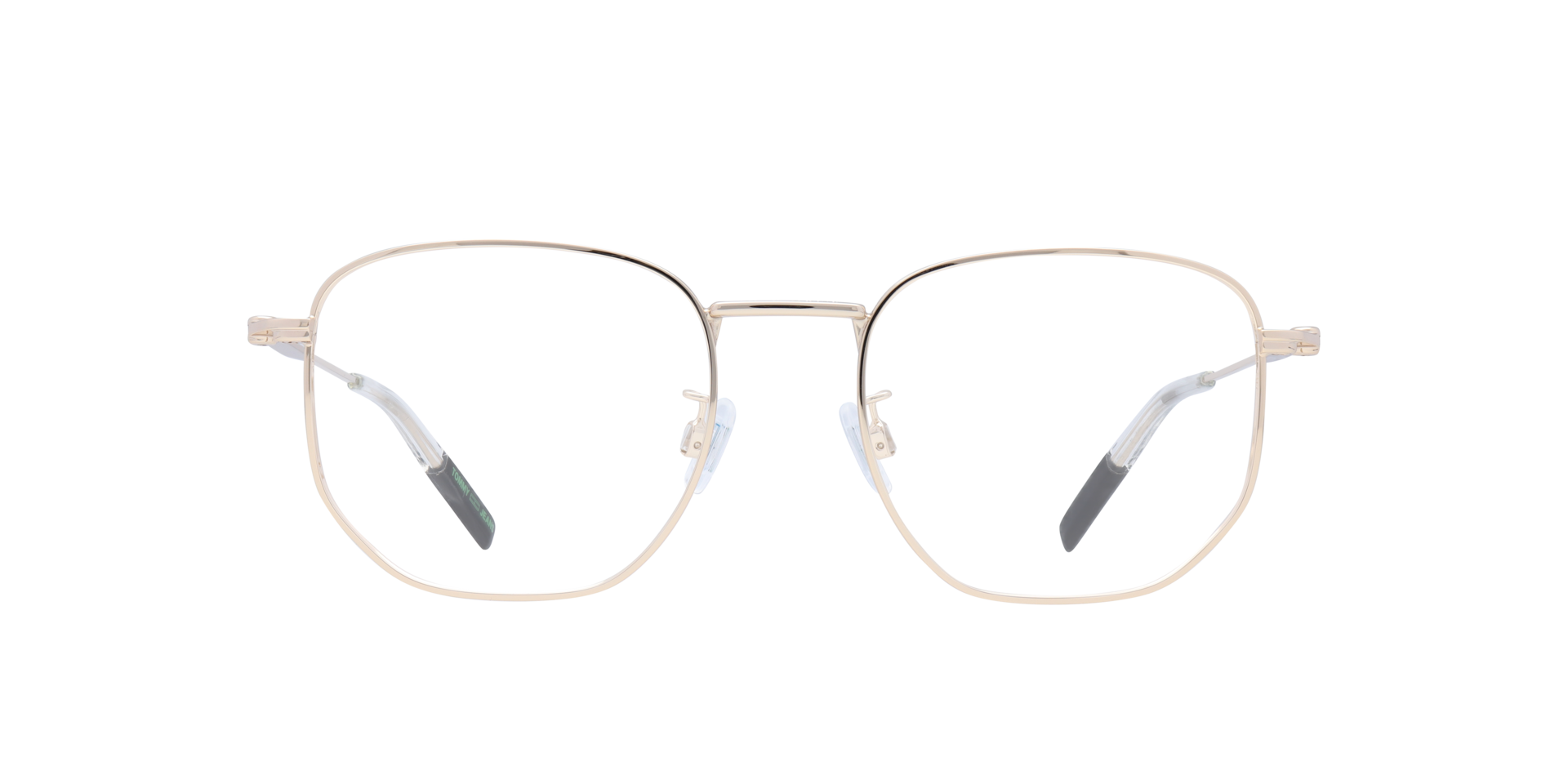 TJ 0076 Gold MetalEyeglass Frames for Glasses Direct, Front View