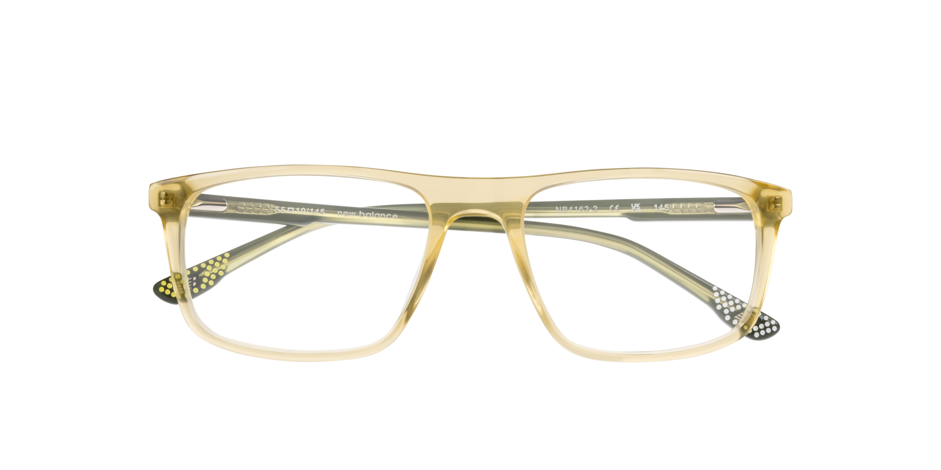 NB4162 Brown AcetateEyeglass Frames for Glasses Direct, Closed View