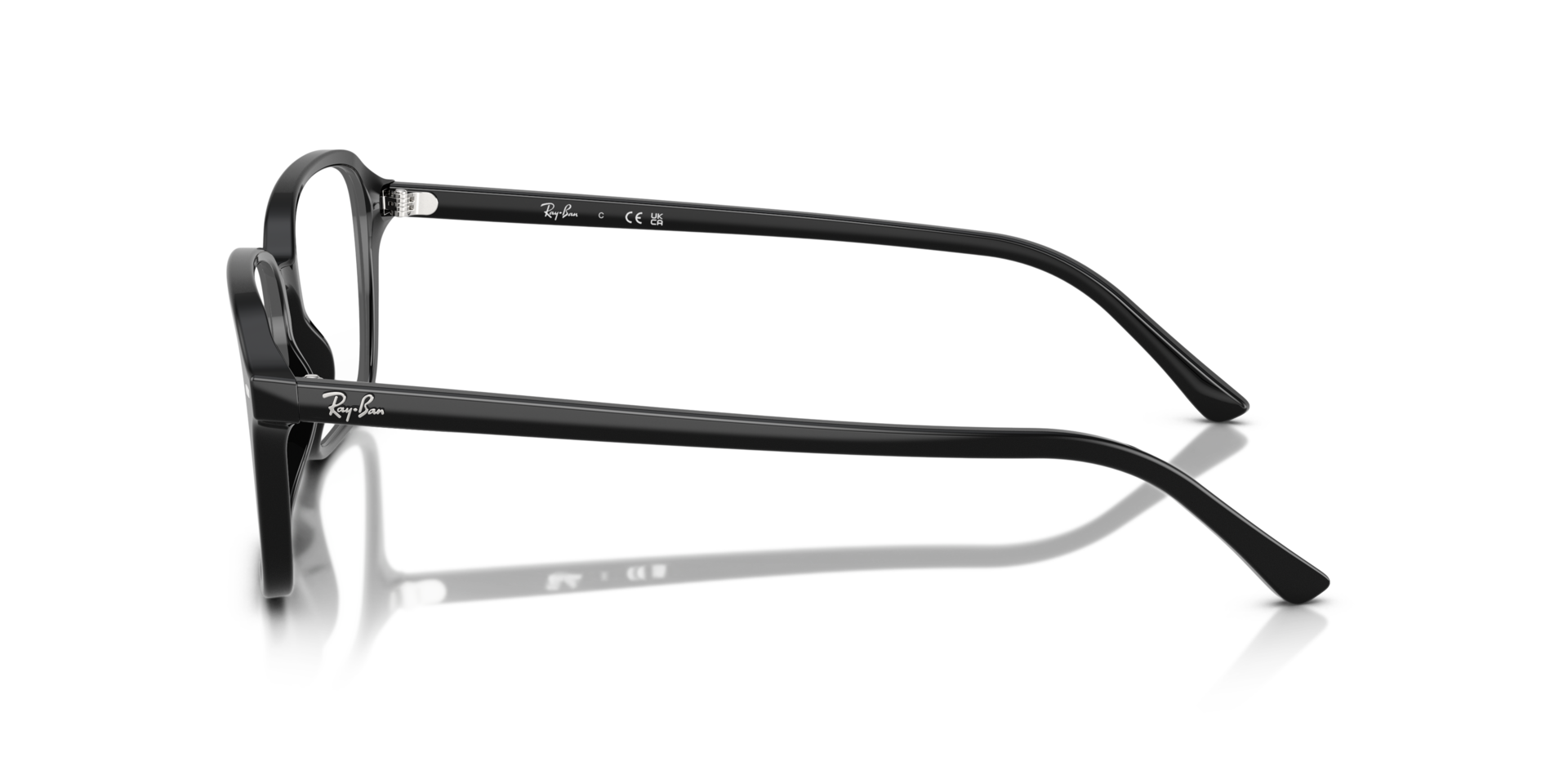 RB5431 Black AcetateEyeglass Frames for Glasses Direct, Side View