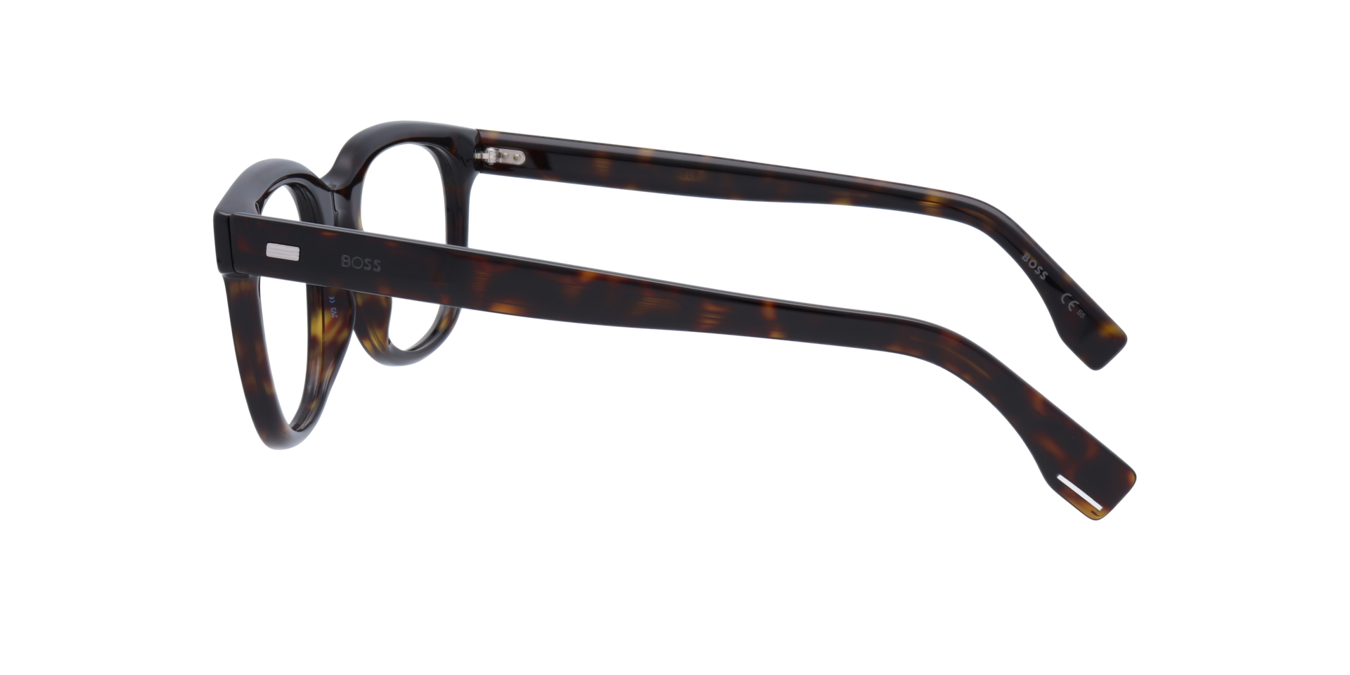 BOSS 1444/N Tortoise AcetateEyeglass Frames for Glasses Direct, Side View