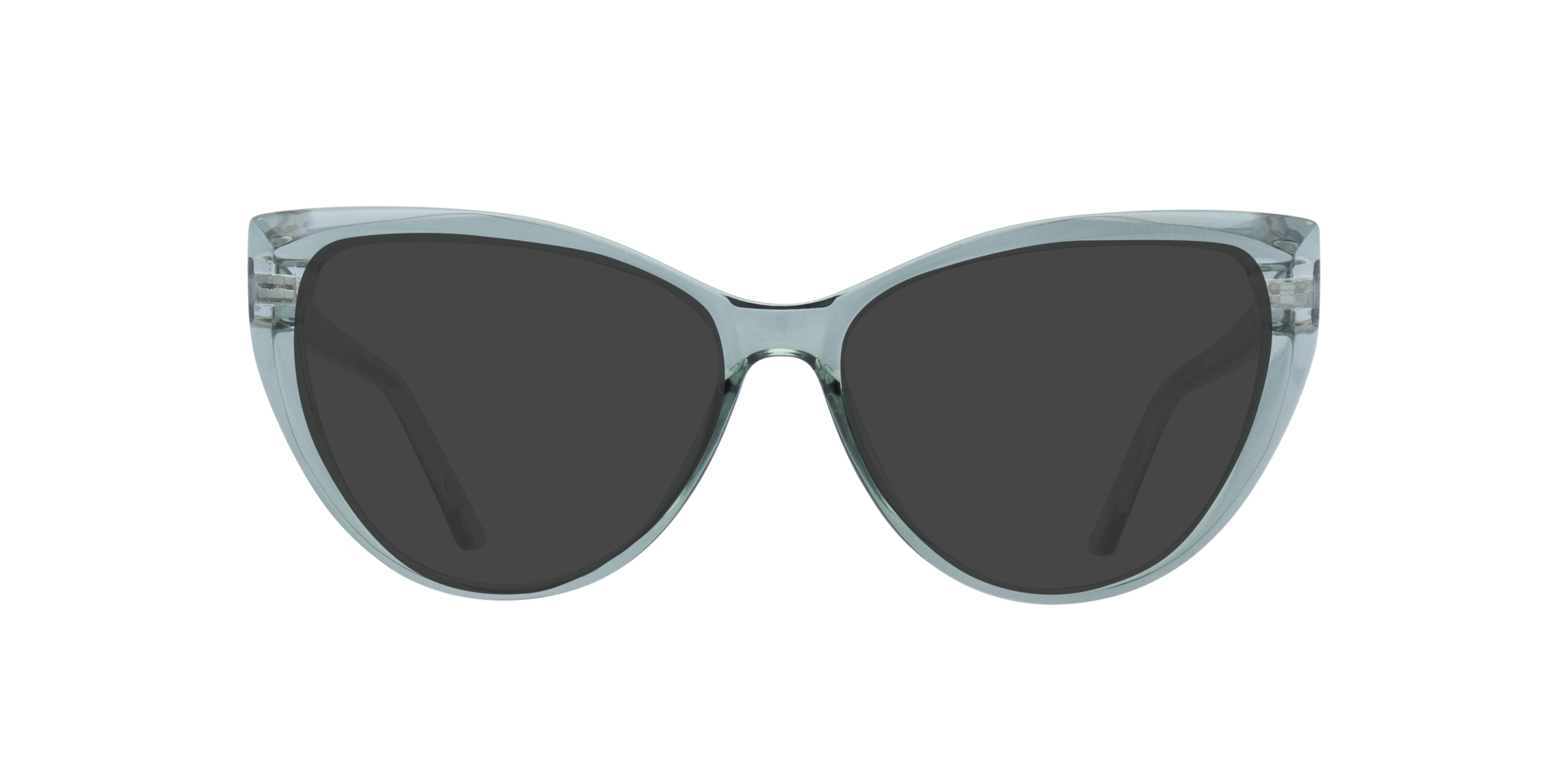 Freya Crystal & Light Green PlasticEyeglass Frames for Glasses Direct, with Tinted Lenses