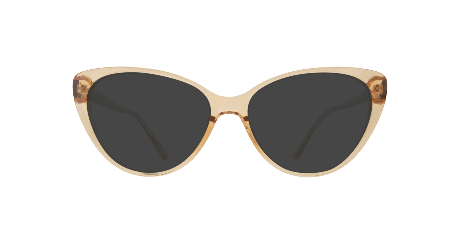 Jenna Crystal Nude PlasticEyeglass Frames for Glasses Direct, with Tinted Lenses