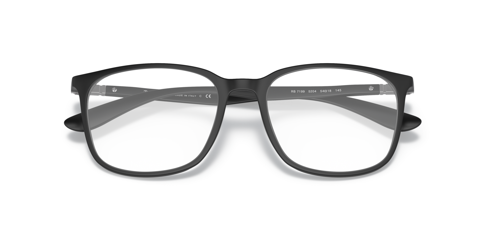 RB7199 Optics Liteforce Black PlasticEyeglass Frames for Glasses Direct, Closed View