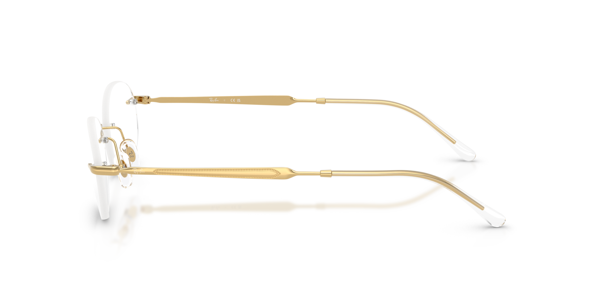 RB3767V Arista Gold MetalEyeglass Frames for Glasses Direct, Side View