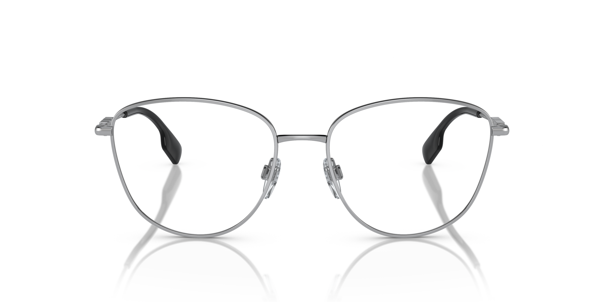 BE1376 Silver MetalEyeglass Frames for Glasses Direct, Front View